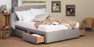 bed with built-in storage; under-bed storage; maximizing storage space