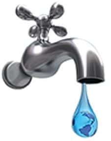 Fix a Leak Week Faucet with Earth water drop