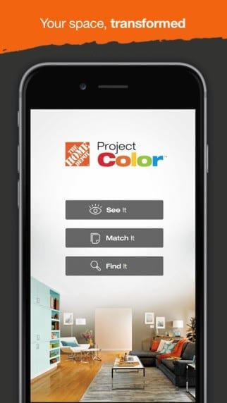 How To Use The Project Color App From Home Depot - How To Match Paint On Wall Home Depot