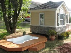 Dog House with Pool