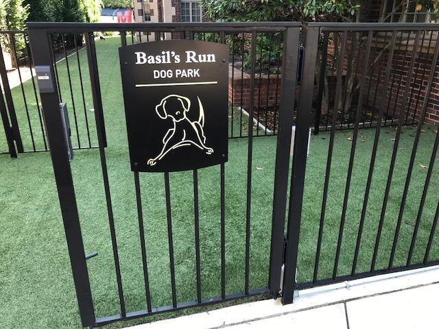 Dog park in the Basil Run townhome