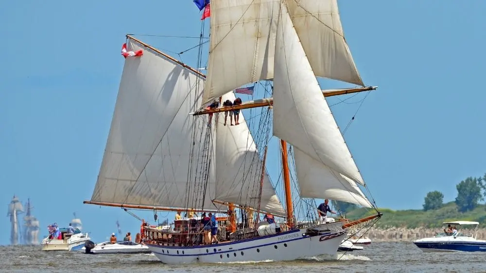Historic ship in Bay City, Michigan