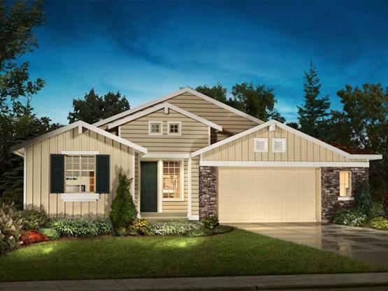 A charming Pacific Northwest cottage, Genova Plan by Shea Homes- Trilogy in the Trilogy at Tehaleh community in Bonney Lake WA