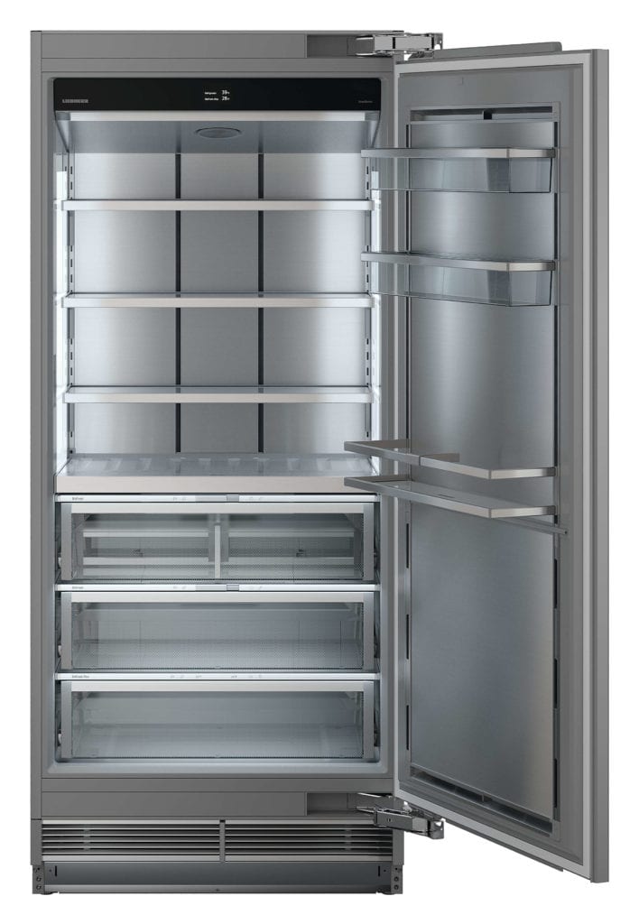 Stainless steel modern refridgerator