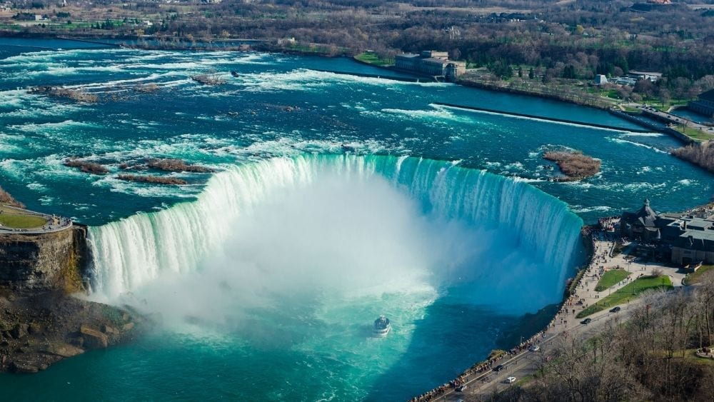 Scenic view of Niagara Falls