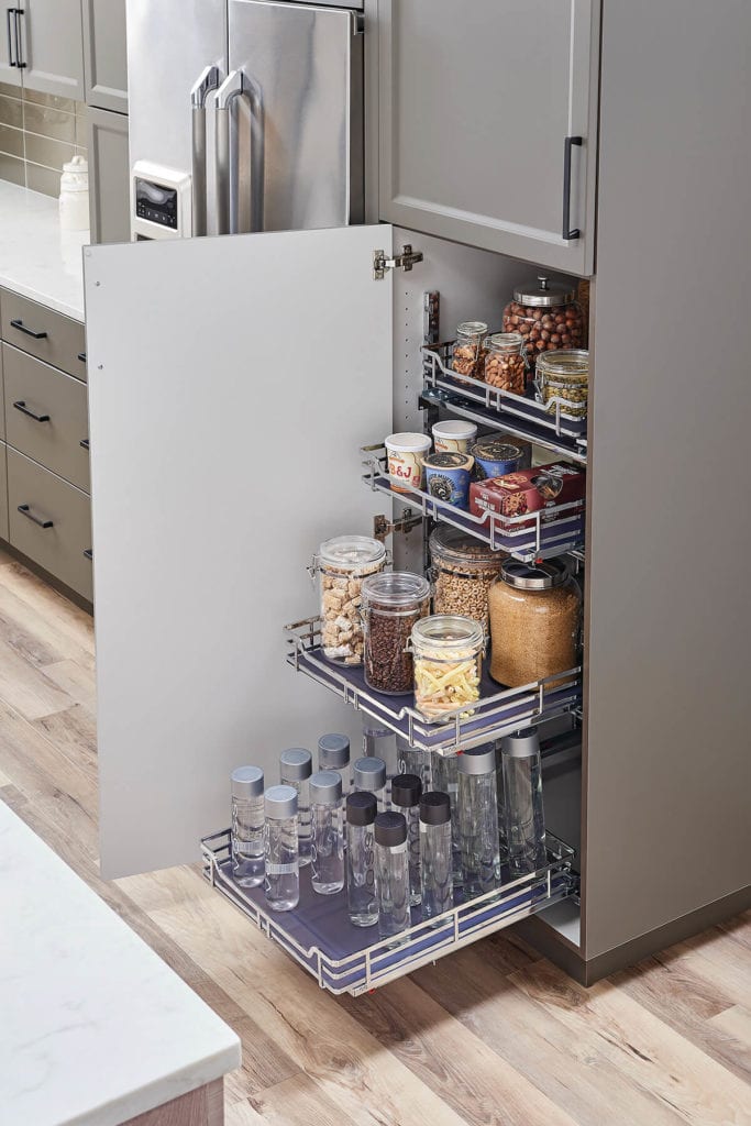 Special Storage in a Custom Kitchen