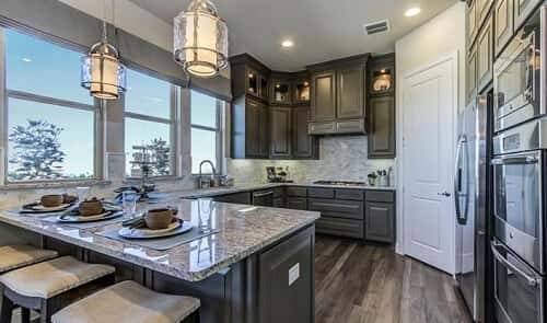 Kitchen in a new home in Texas