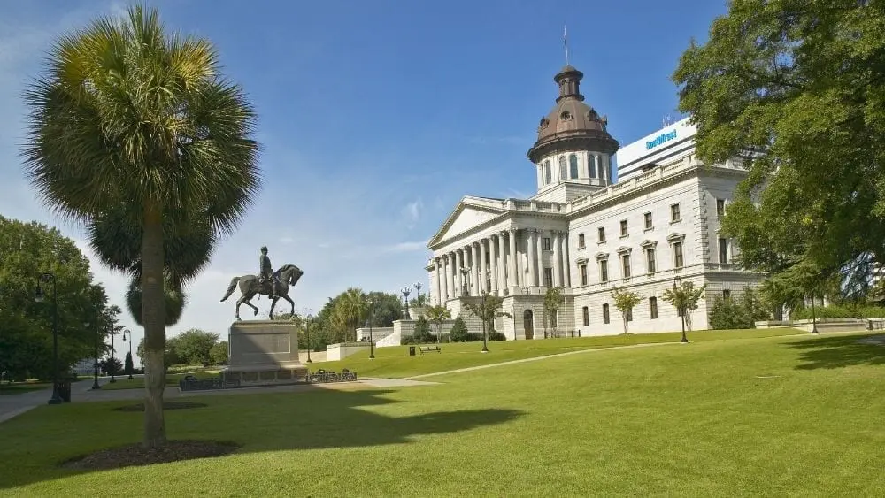 South Carolina state capitol in Columbia