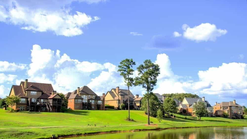 One of the beautiful new home communities in Houston.