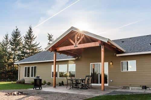 Exterior of a new home in Oregon