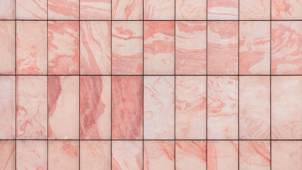 Large format pink tile