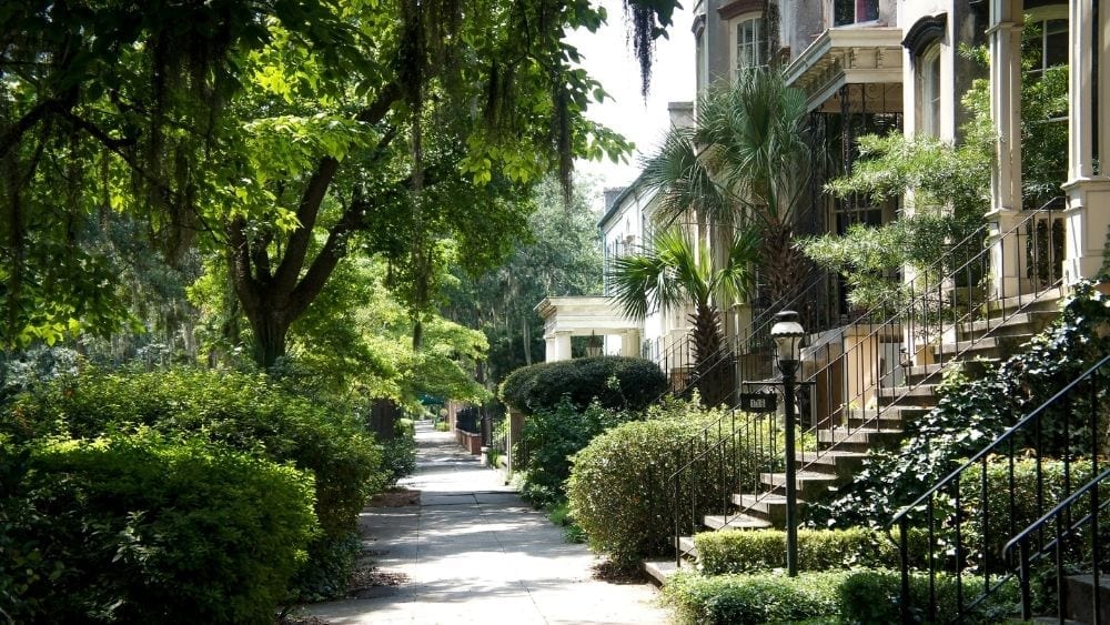 historic homes in Savannah, Georgia