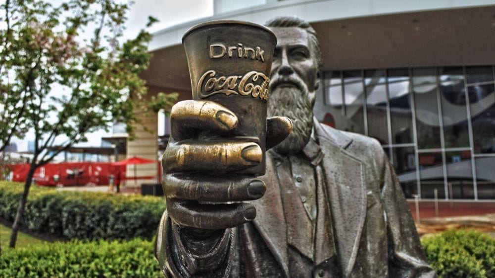 Atlanta coke statue