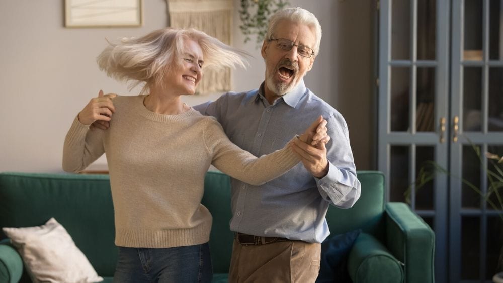 happy grandparents