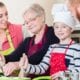 multigenerational family cooking