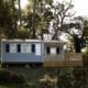 mobile or manufactured home in the woods