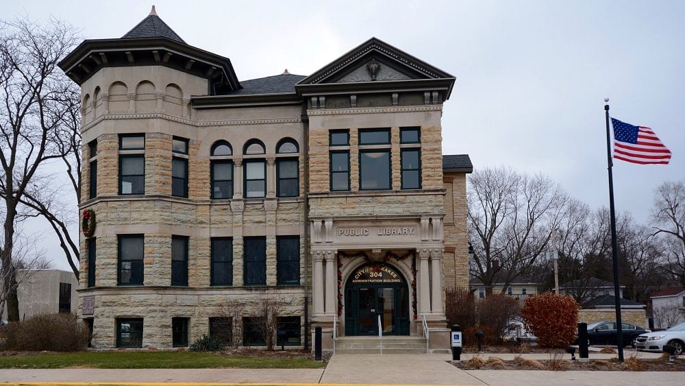 Historic public library in Kankakee, IL.