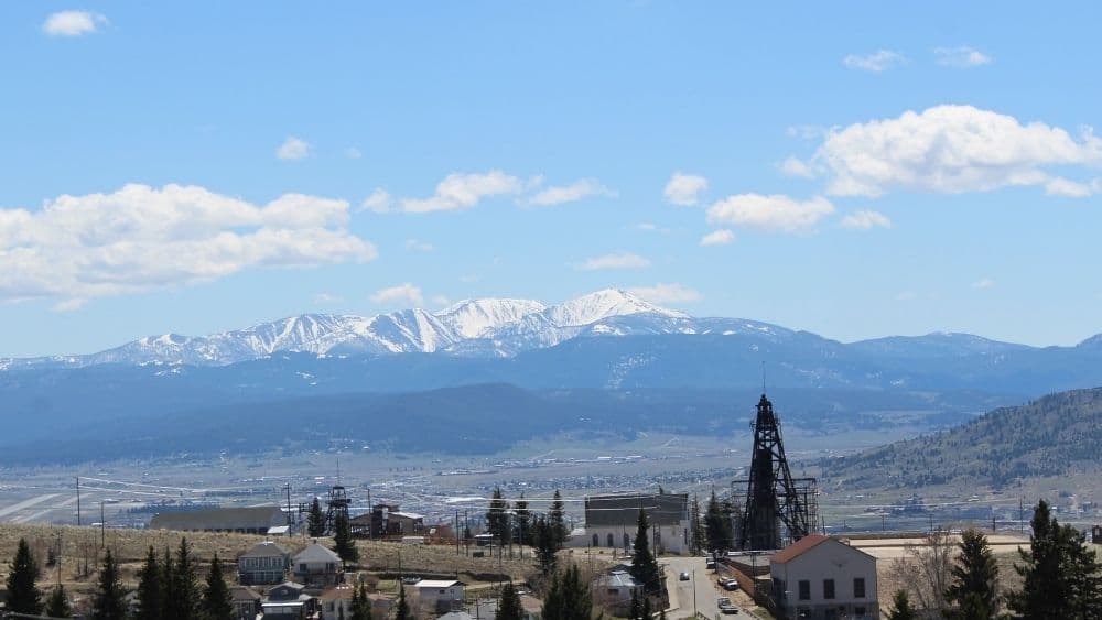 cityscape of butte, montana