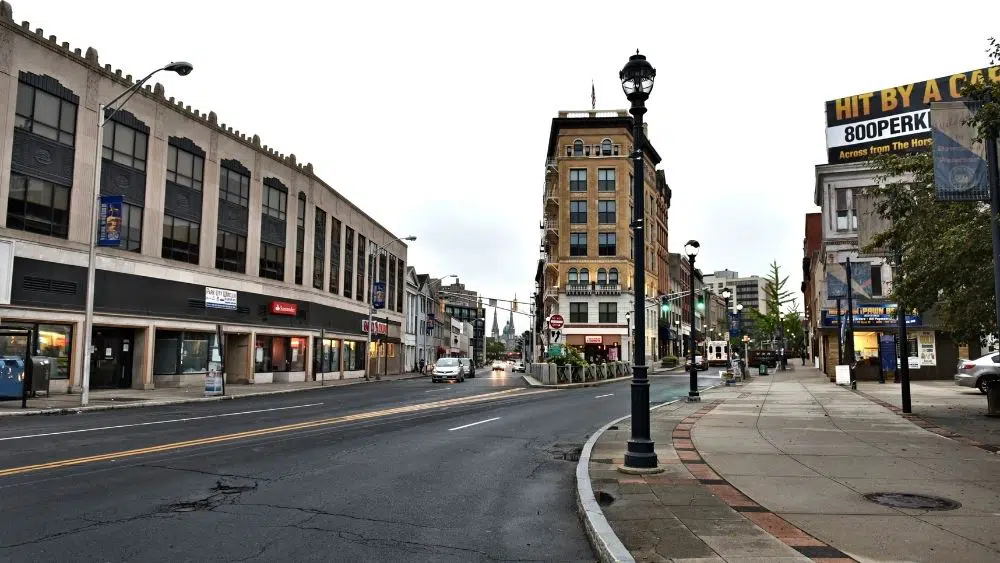 downtown area in waterbury, connecticut