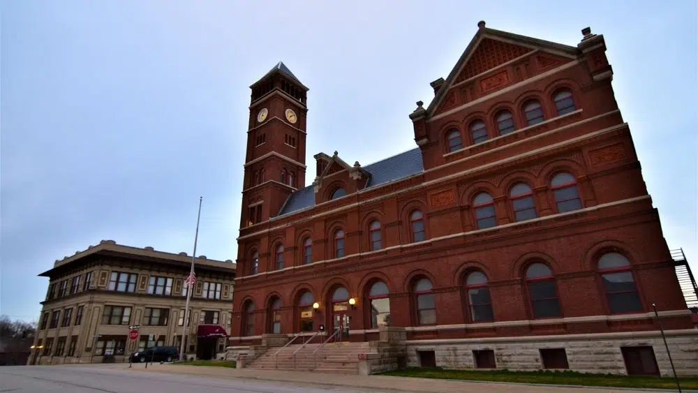City courthouse in Keokuk, Iowa.