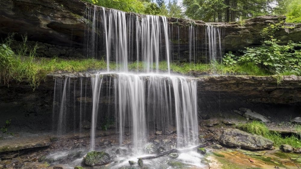 waterfalls in wheeling, west virginia
