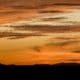 Sunset over the Santan Mountains near Florence, Arizona.