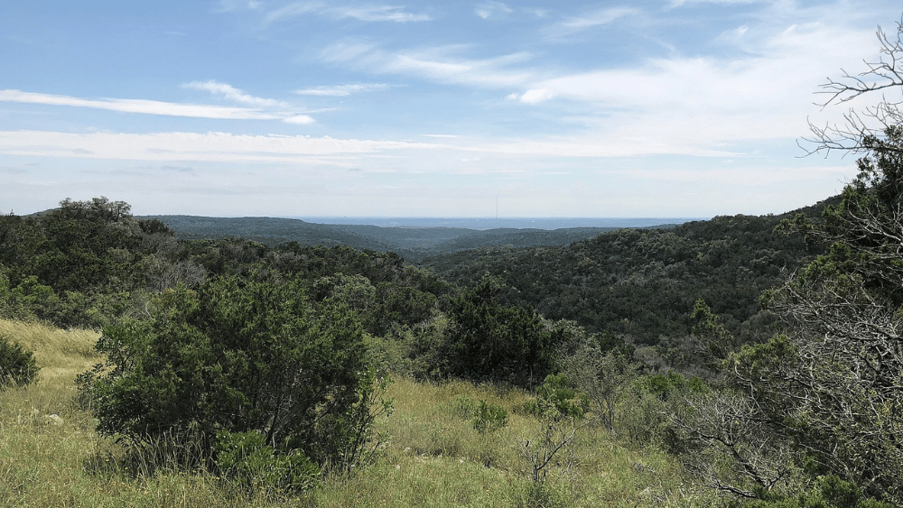 View of Government Canyon State Natural Area, Texas.