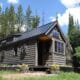 off grid tiny home in the forest