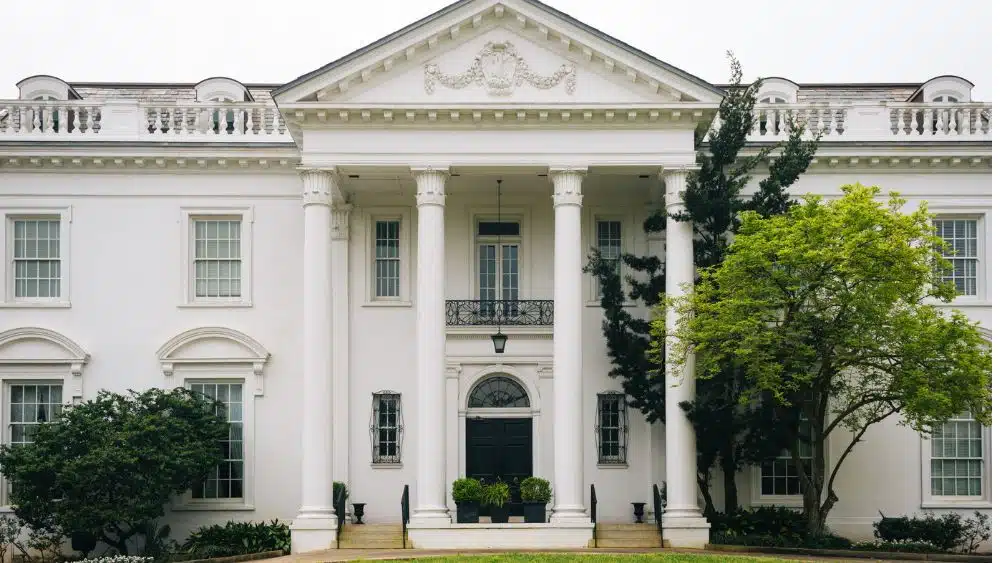 Historic governor's mansion in Baton Rouge, LA