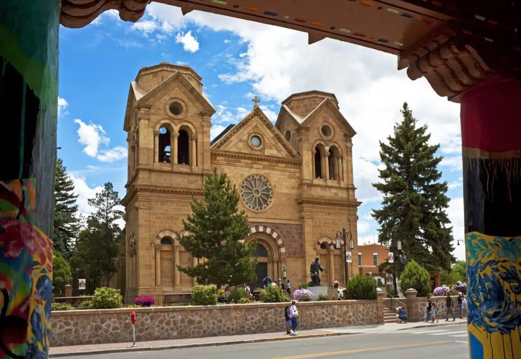 historic church in Santa Fe, NM