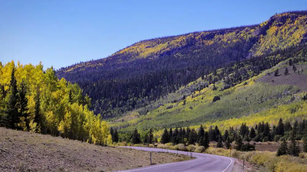 scenic road in Utah