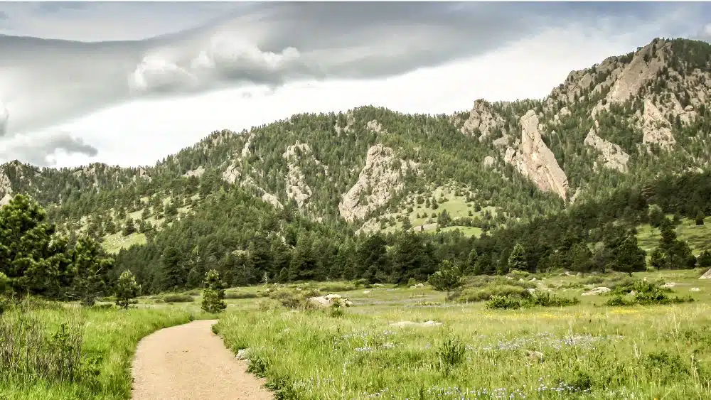 walking trail in Boulder, CO