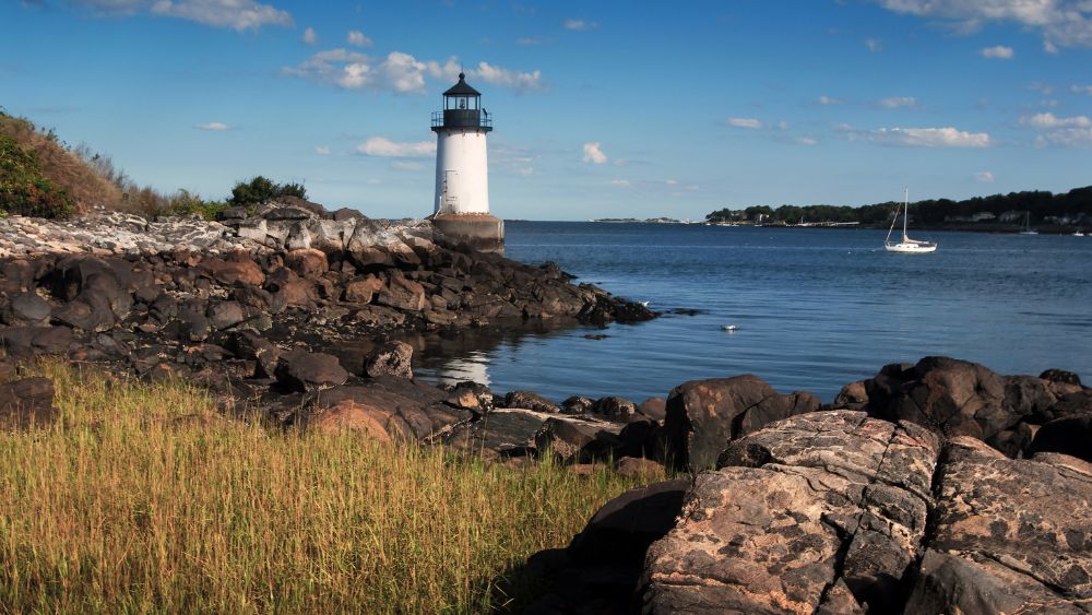 beautiful lighthouse in Massachusetts 