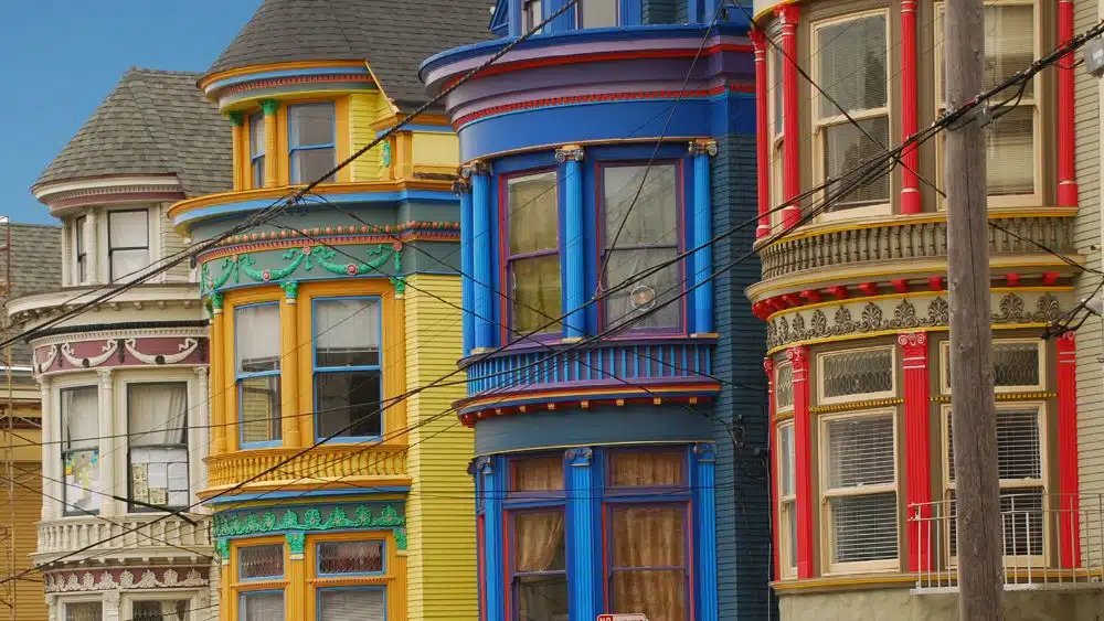Victorian buildings in San Francisco