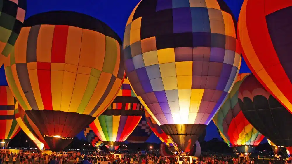 hot air balloon contest in Baton Rouge